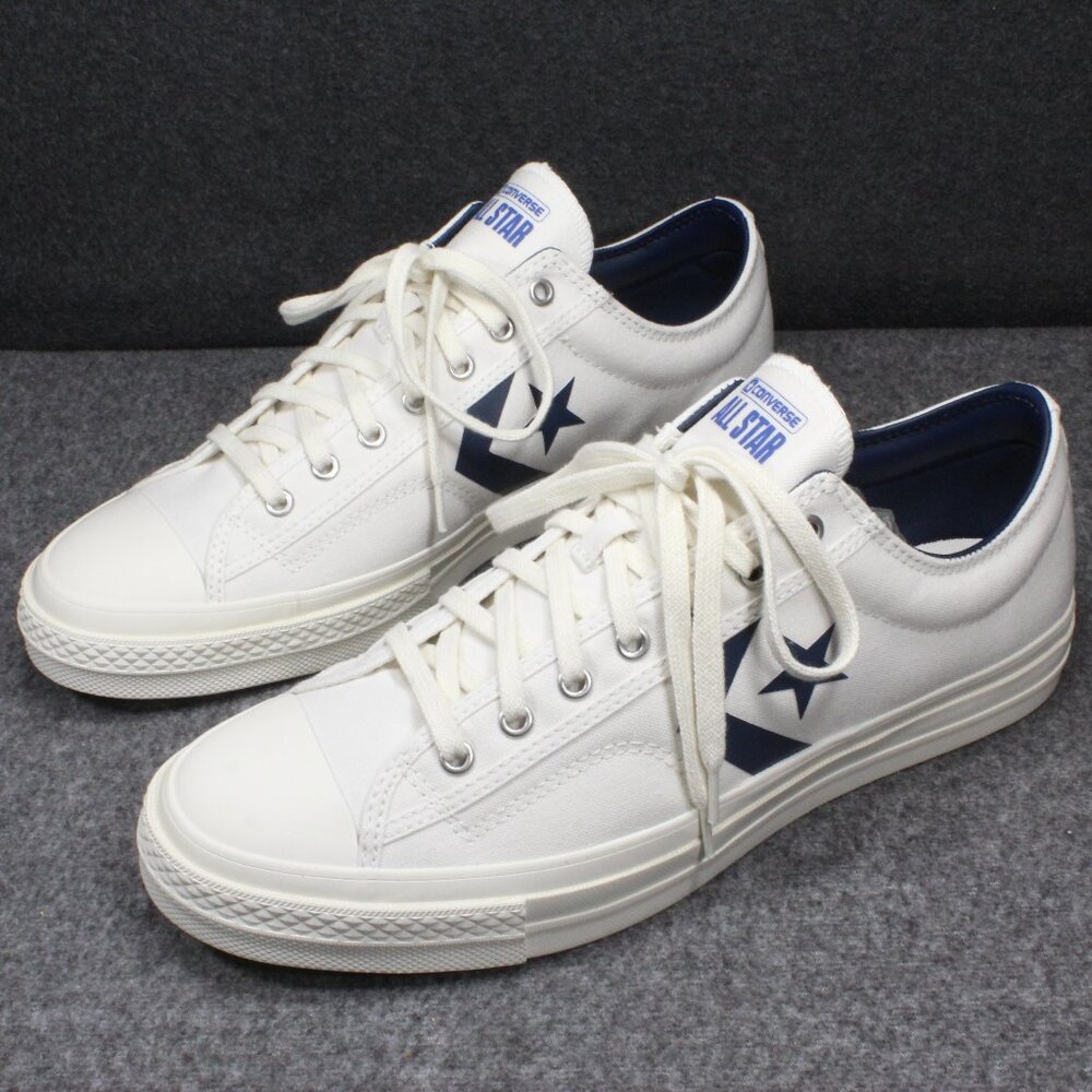 Converse Star Player 76 Classic White Navy Unisex Shoes A08539C Mens Size 11